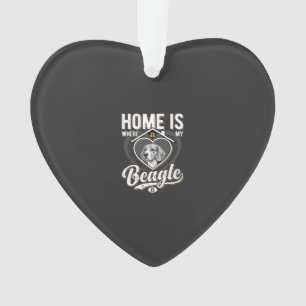 Home Is Where My Beagle Is_1 Ornament