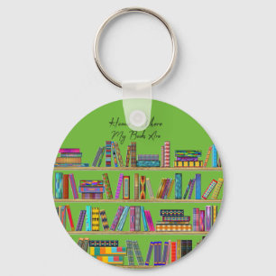 Home is Where My Books Are Key Ring