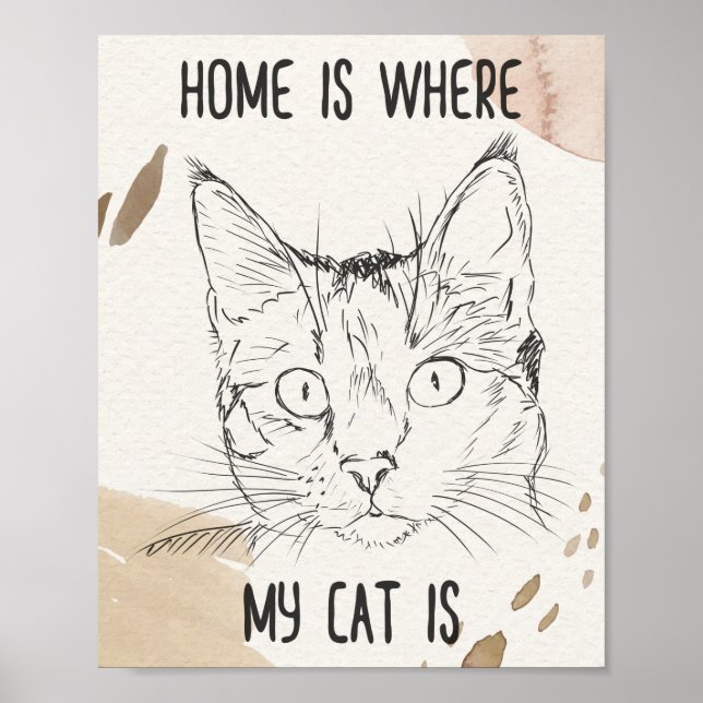 Home Is Where My Cat Is, Home Is Where Cat Is Poster (Front)