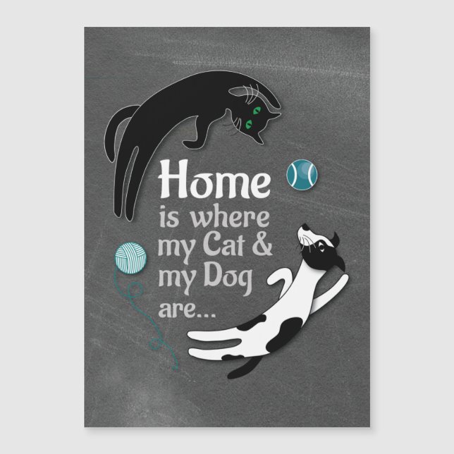 Home is where my Cat & my Dog are  (Front)