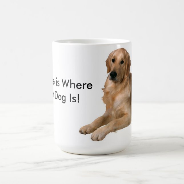 Home Is Where My Dog Is Coffee Mug (Center)