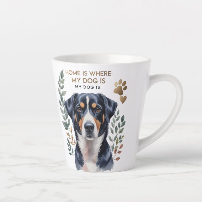 Home Is Where My Dog Is” Small Latte Mug  (Right)