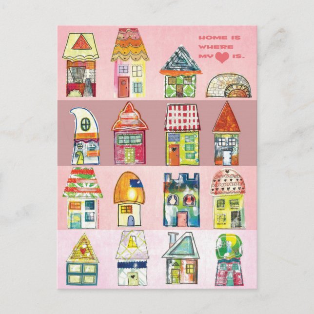 "Home is Where My Heart Is" Postcard (Front)