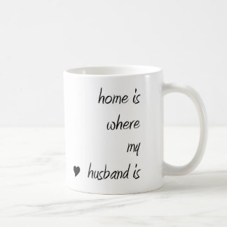 Home is where my husband is Mug