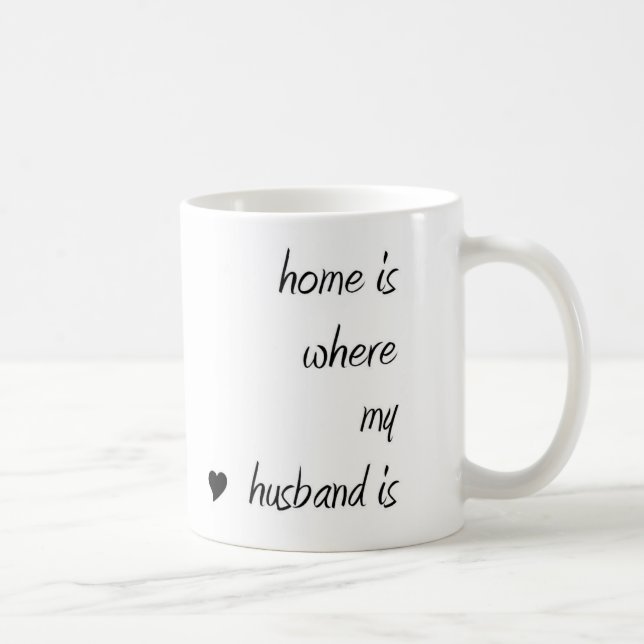 Home is where my husband is Mug (Right)