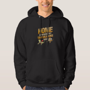 Home Is Where My Tiny Dragons Are Bearded Dragon Hoodie