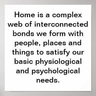 HOME IS WHERE... POSTER