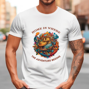 Home is Where the Adventure Begins Men's T-shirt