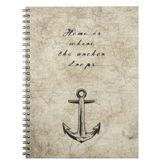 Home is where the anchor drops notebook