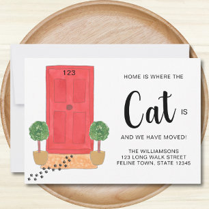 Home is Where The Cat Is We Have Moved Announcement