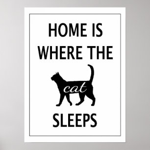 Home is Where the Cat Sleeps Poster
