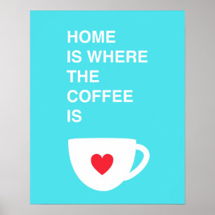 Home Is Where The Coffee Is Poster
