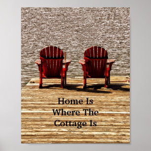 Home Is Where The Cottage Is Poster