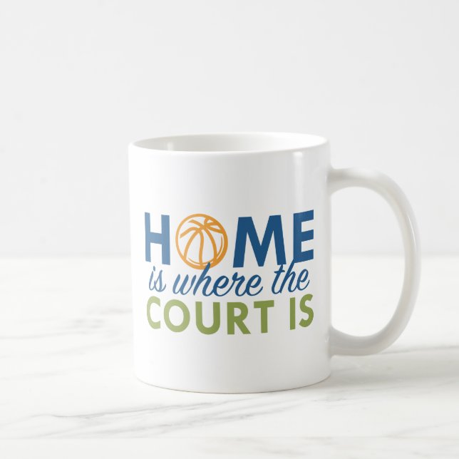 Home Is Where The Court Is Coffee Mug (Right)