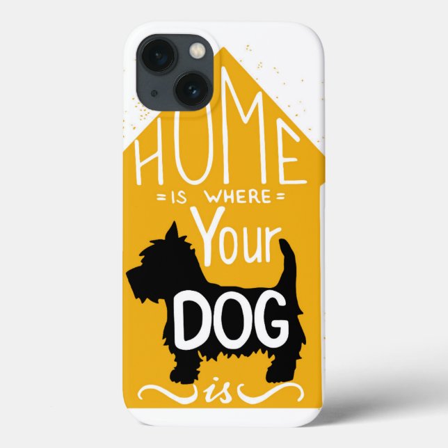 Home Is Where The Dog Is Case-Mate iPhone Case (Back)