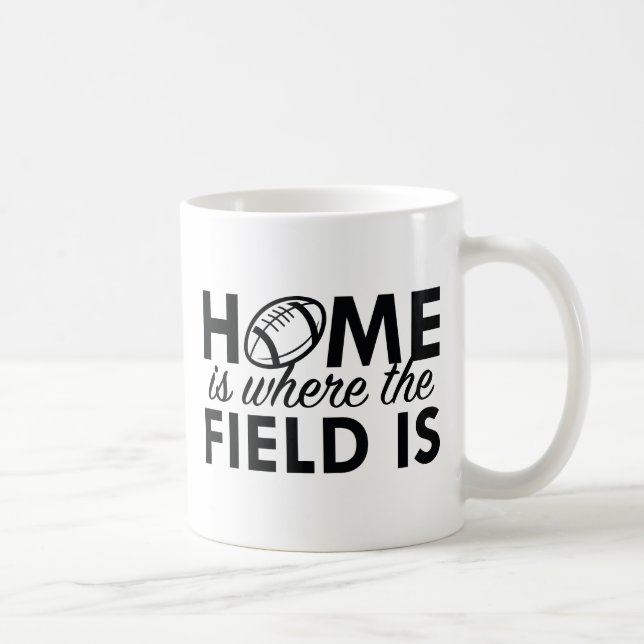 Home Is Where The Field Is Coffee Mug (Right)