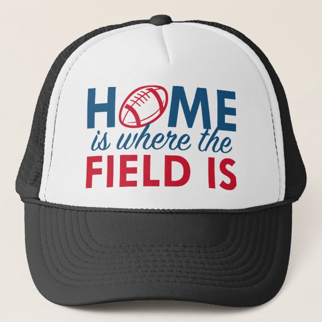 Home Is Where The Field Is Trucker Hat (Front)