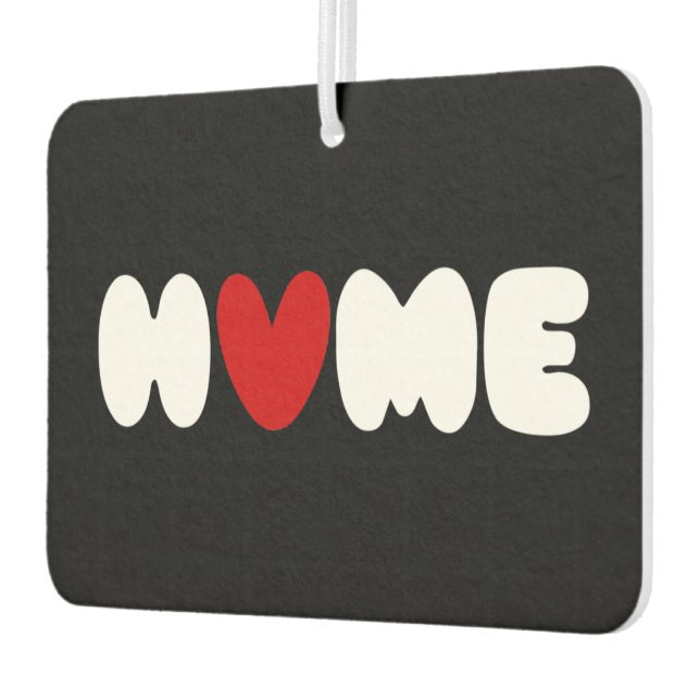 Home Is Where The Heart Is Air Freshener (Left)