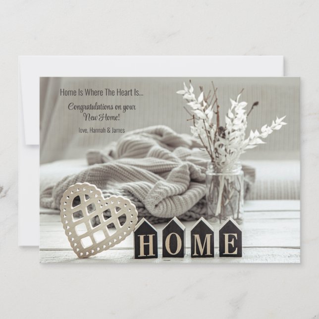 Home Is Where The Heart Is Card (Front)
