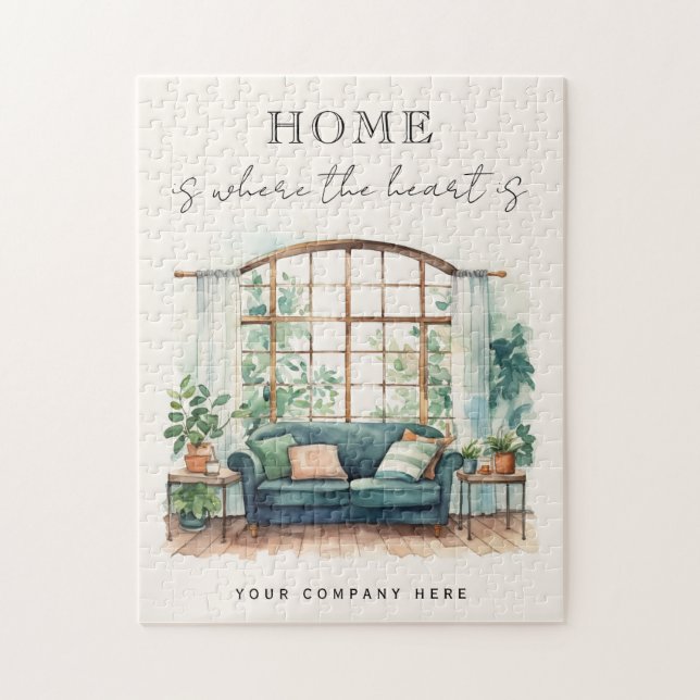 Home is Where the Heart is Cosy Realty  Jigsaw Puzzle (Vertical)