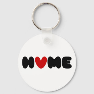 Home Is Where The Heart Is Key Ring