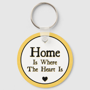 Home is Where the Heart is Key Ring