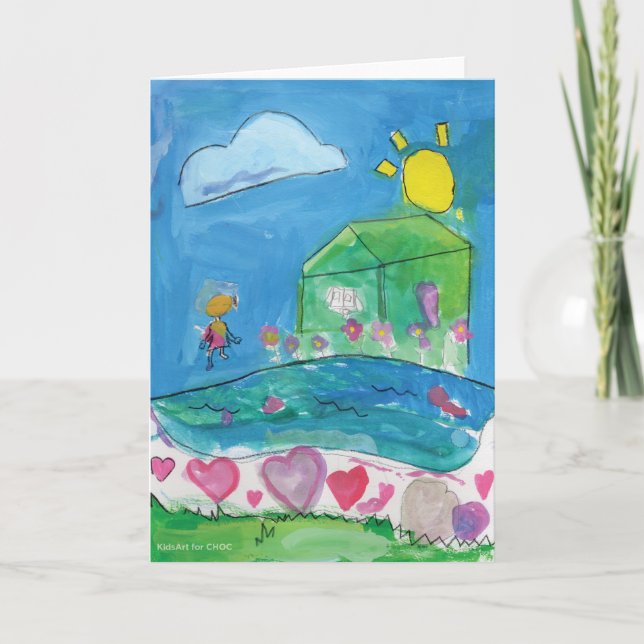 Home is Where the Heart Is - KidsArt for CHOC Card (Front)