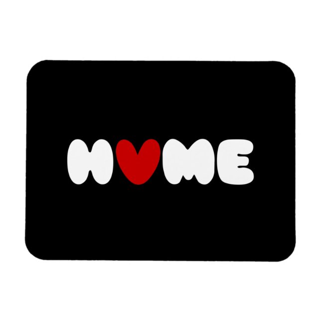 Home Is Where The Heart Is Magnet (Horizontal)