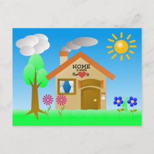 Home is Where the Heart is Postcard