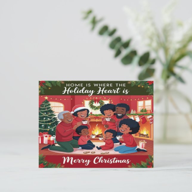 Home Is Where the Heart Is Postcard (Standing Front)