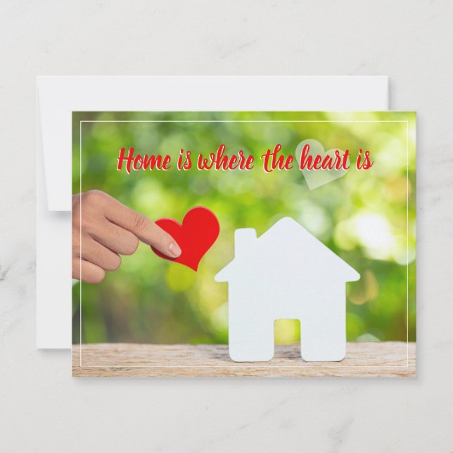 Home is Where the Heart Is Real Estate Mailer (Front)