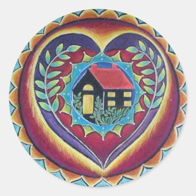 Home is Where the Heart is Sticker (Front)