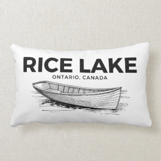 Home is where the lake is lumbar cushion