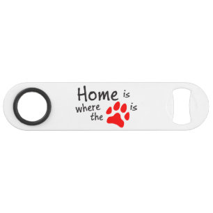 Home is where the paw print is