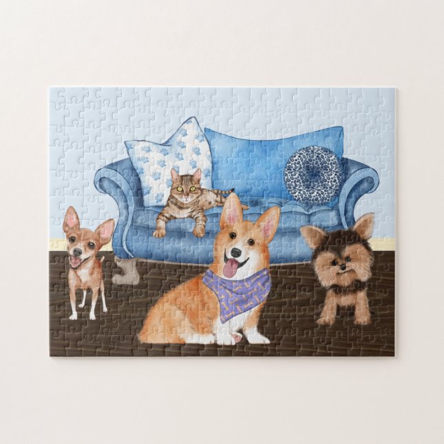 Home is Where the Pets Are Jigsaw Puzzle (Horizontal)