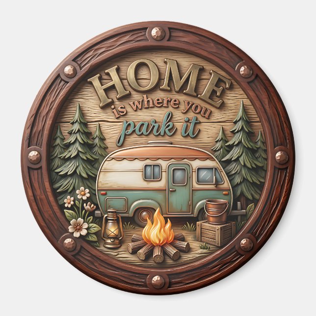 Home is Where You Park It Magnet (Front)