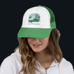 Home is where you Park It -Vintage Camper Trailer  Trucker Hat<br><div class="desc">Check out this awesome vintage camper trailer and get ready for your road trip! Check out my shop for more designs too!</div>