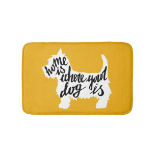 Home Is Where Your Dog Is Bath Mat