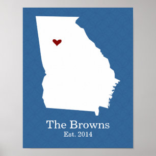 Home is Where Your Heart Is - Georgia Poster