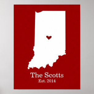 Home is Where Your Heart Is - Indiana Poster