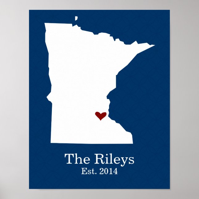 Home is Where Your Heart Is - Minnesota Poster (Front)