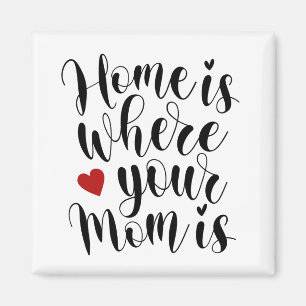 Home is Where Your Mom is Mother's Day   Magnet