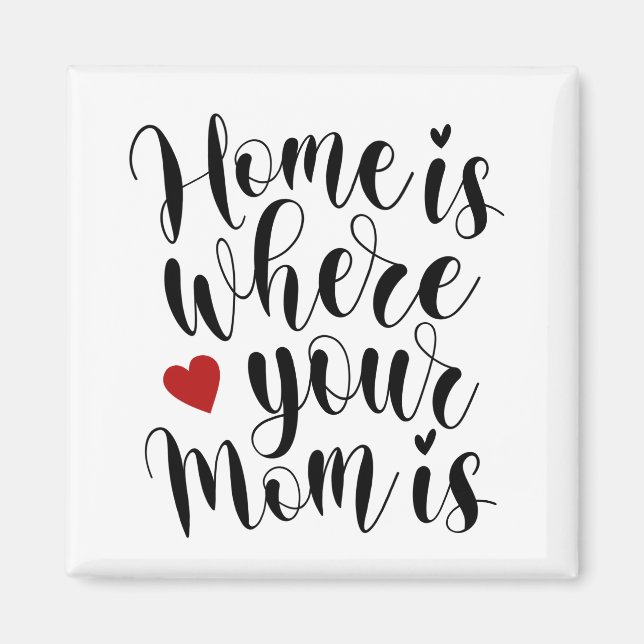 Home is Where Your Mom is Mother's Day | Magnet (Front)