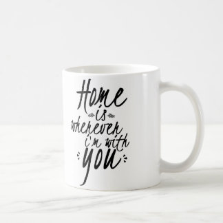 Home is wherever i'm with you mug