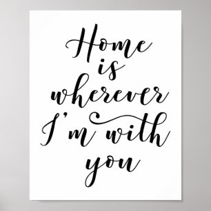 Home Is Wherever I'm With You Poster