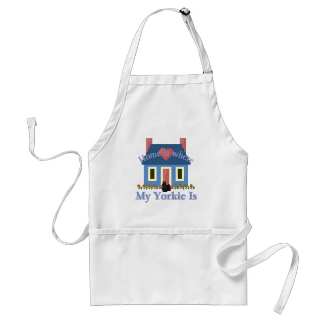 Home is Yorkshire Terrier Standard Apron (Front)
