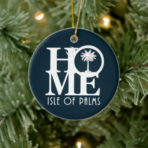 HOME Isle Of Palms Ceramic Tree Decoration