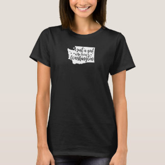 Home  Just A Girl Who Loves Washington State T-Shirt