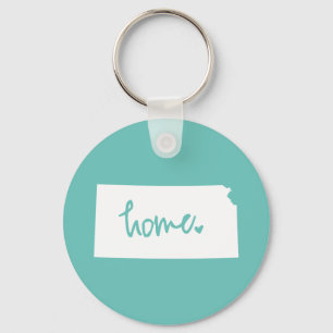 Home Kansas Custom Colour Key Ring