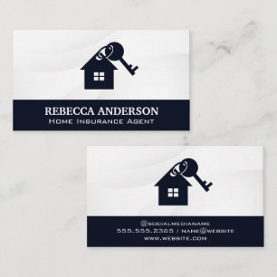 Home Key Logo Business Card